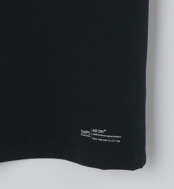 SHIPS「SHIPS:〈UVカット/吸水速乾/防シワ〉SOLOTEX(R) エアドライ Tシャツ」|Tシャツ・カットソー|