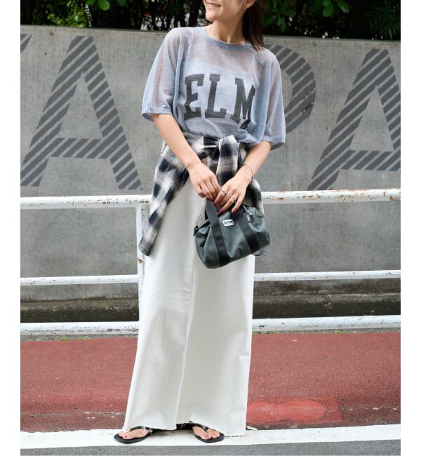 OUTDOOR PRODUCTS Usual Things「シアーニットプリントTEE」|Tシャツ・カットソー|