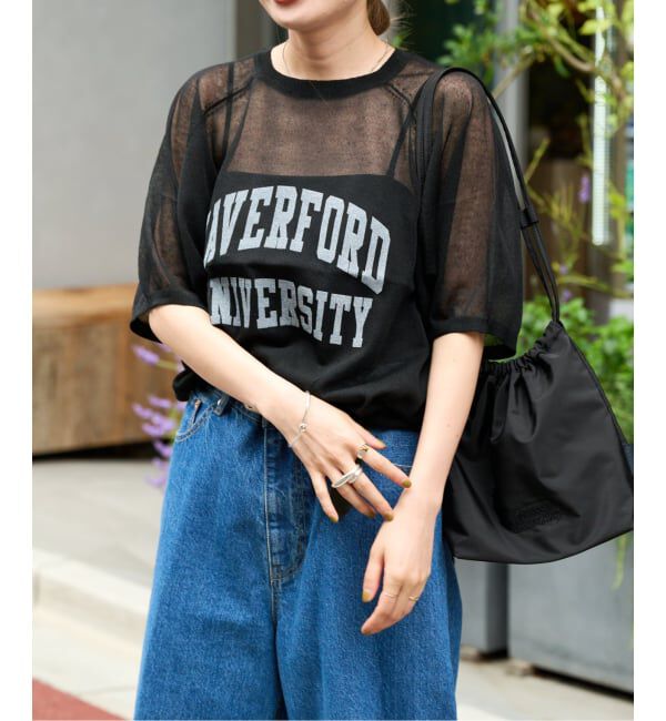 OUTDOOR PRODUCTS Usual Things「シアーニットプリントTEE」|Tシャツ・カットソー|