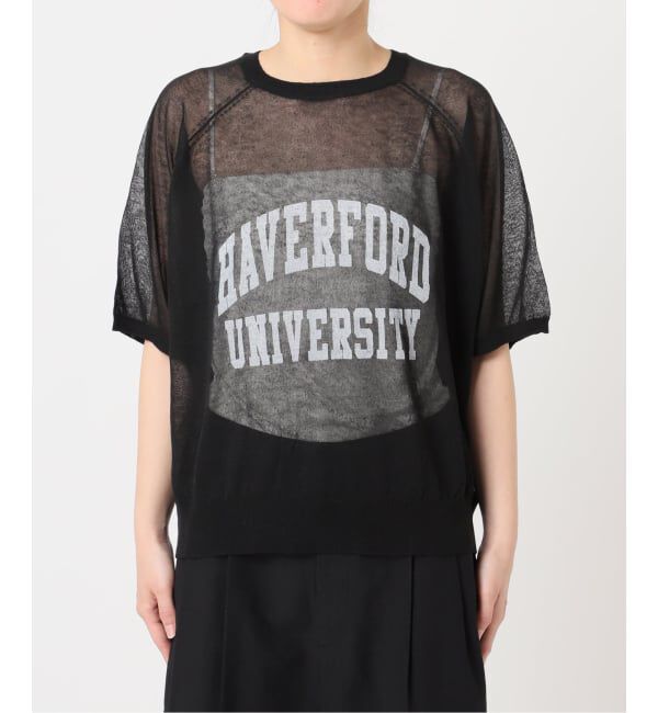 OUTDOOR PRODUCTS Usual Things「シアーニットプリントTEE」|Tシャツ・カットソー|