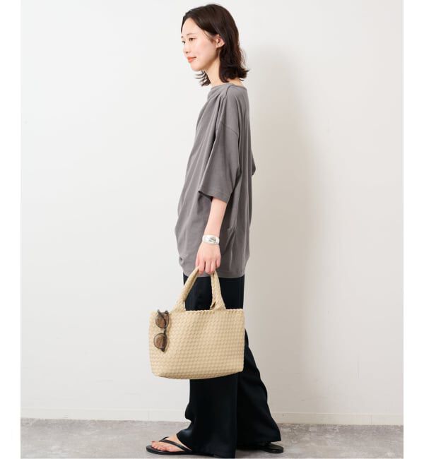 SLOBE IENA「ニュアンスネックBIG TEE」|Tシャツ・カットソー|