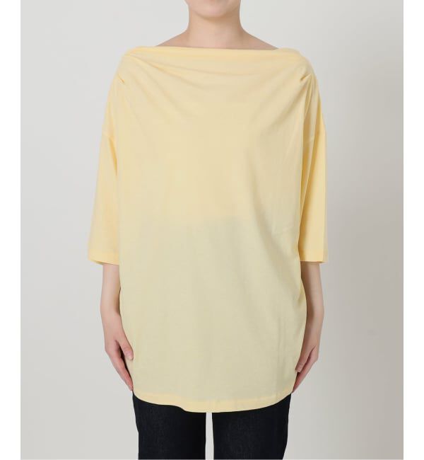 SLOBE IENA「ニュアンスネックBIG TEE」|Tシャツ・カットソー|