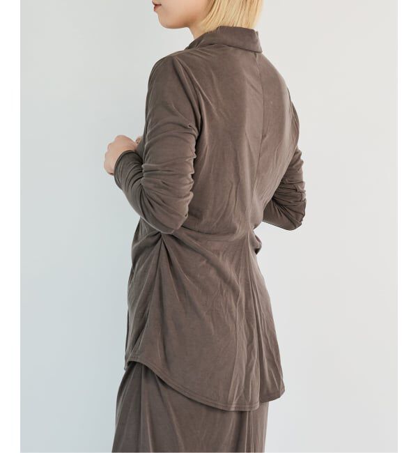 IENA LA BOUCLE「《予約》IENA LA BOUCLE フィブリルシャツカットソー」|シャツ・ブラウス|