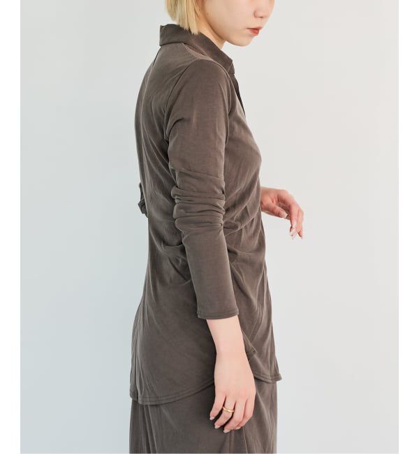IENA LA BOUCLE「《予約》IENA LA BOUCLE フィブリルシャツカットソー」|シャツ・ブラウス|