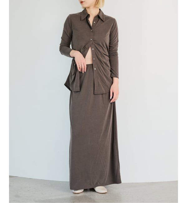 IENA LA BOUCLE「《予約》IENA LA BOUCLE フィブリルシャツカットソー」|シャツ・ブラウス|