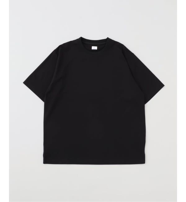 EDIFICE「E. SILK MIX JQ NECK Tシャツ」|Tシャツ・カットソー|ブラック