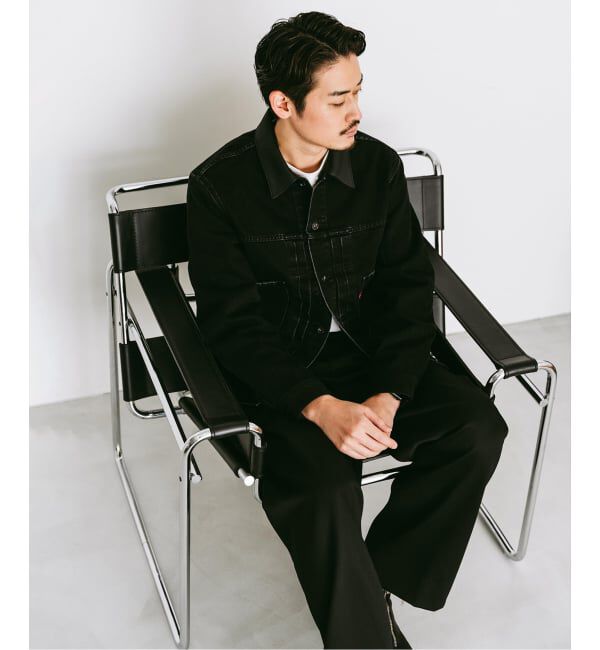 EDIFICE「Levi&rsquo;s(リーバイス) 別注 2nd Type トラッカー ジャケット」|デニムジャケット|