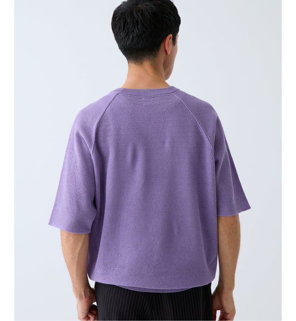 EDIFICE「ドライコットン ハーフスリーブ ニット」|Tシャツ・カットソー|