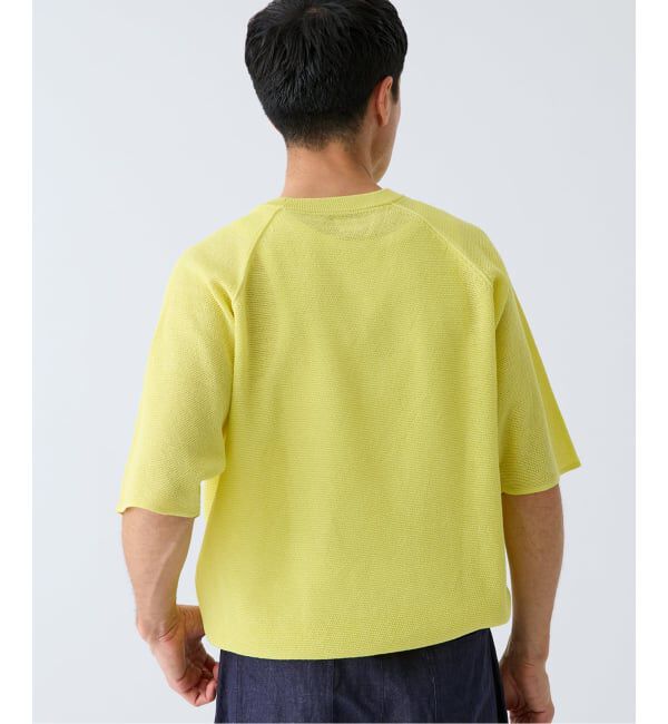 EDIFICE「ドライコットン ハーフスリーブ ニット」|Tシャツ・カットソー|