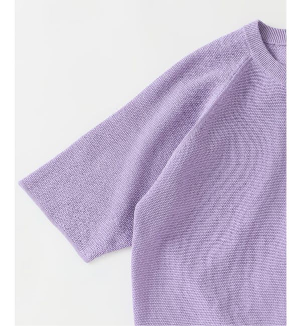 EDIFICE「ドライコットン ハーフスリーブ ニット」|Tシャツ・カットソー|