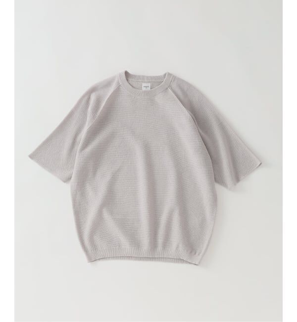 EDIFICE「ドライコットン ハーフスリーブ ニット」|Tシャツ・カットソー|