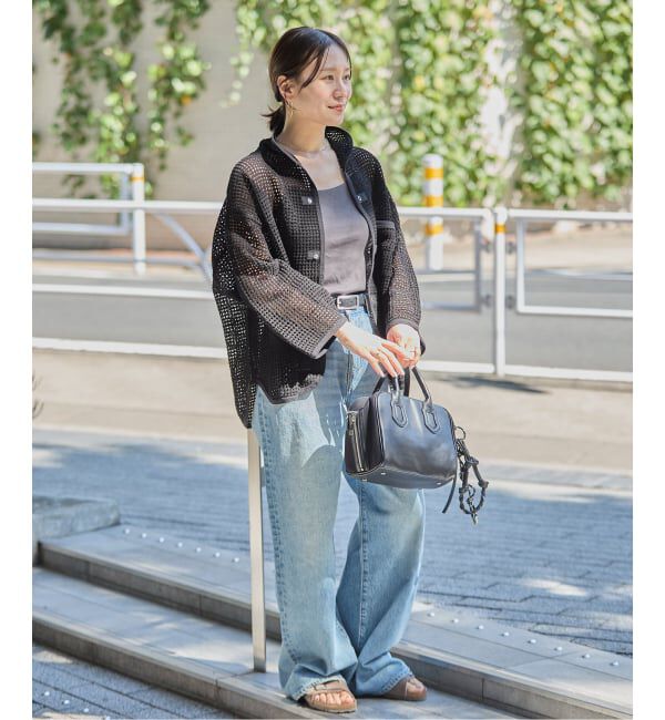 JOURNAL STANDARD「別注【ARMY TWILL/アーミーツイル】Cotton Mesh Shirt」|カーディガン|