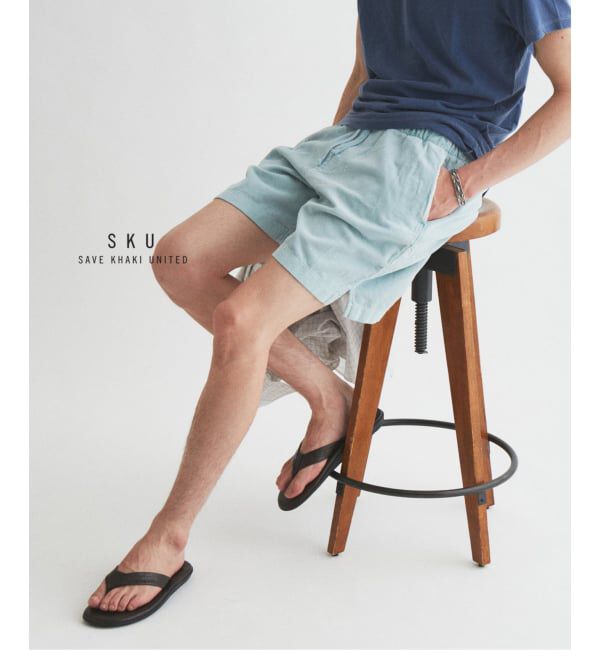 JOURNAL STANDARD「SAVE KHAKI UNITED / セーブ カーキ ユナイテッド コーデュロイ イージー ショーツ」|その他|サックスブルー