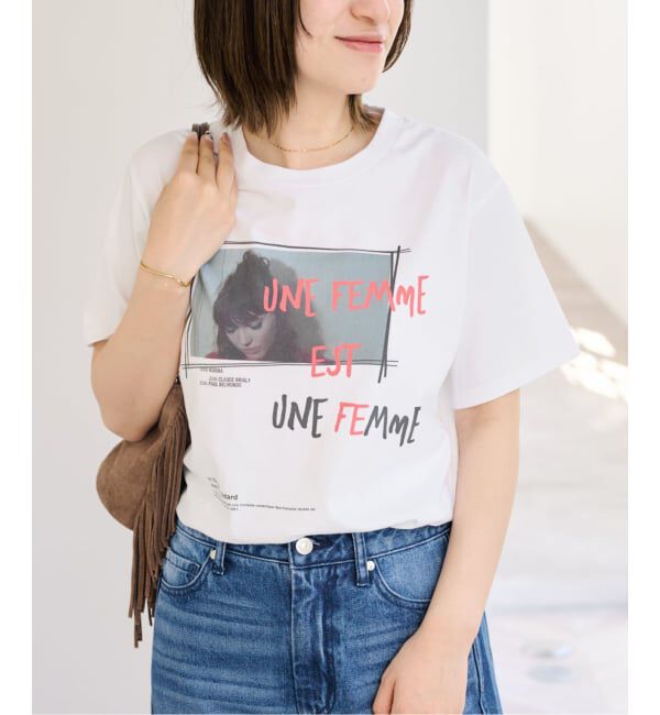 U by SPICK&SPAN「TRICOMER/トリコメル UNE FEMME EST FEMME-2 TEE」|Tシャツ・カットソー|