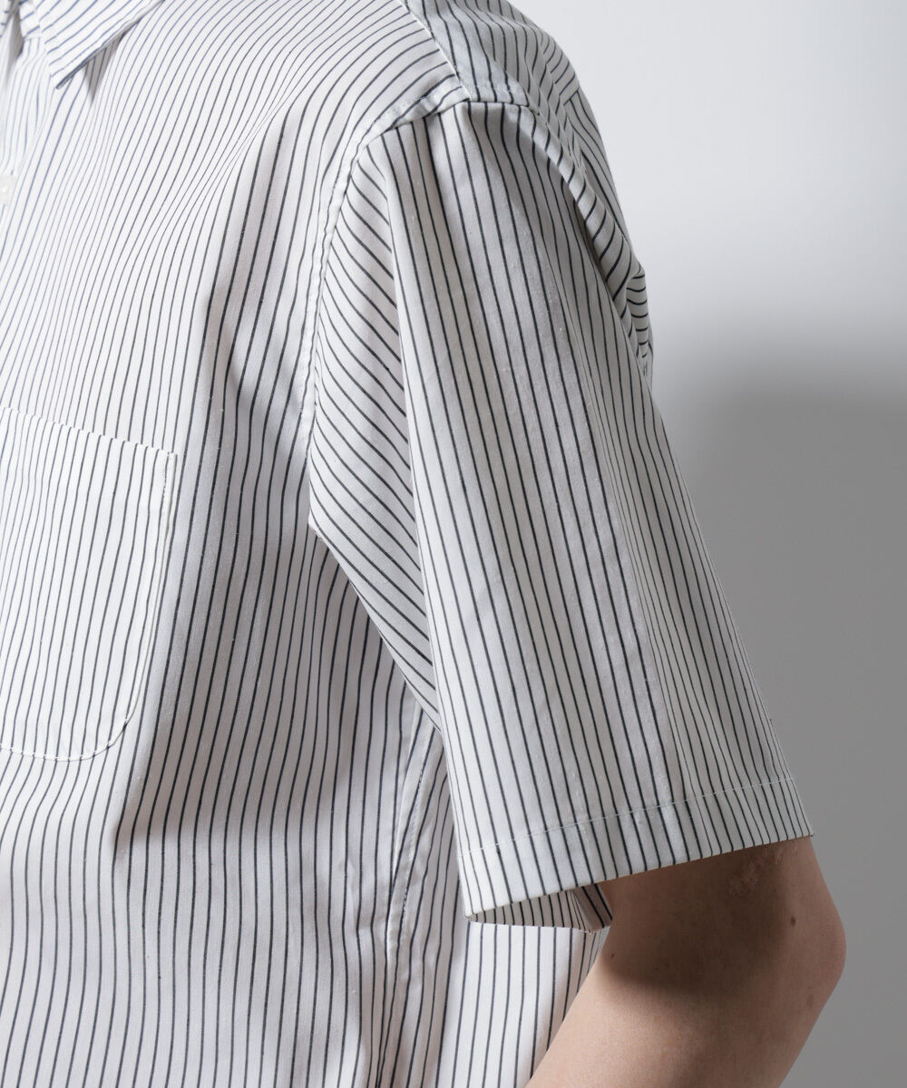 NANO universe「「ICE FLOW LINEN」バリエーションシャツ 半袖」|シャツ・ブラウス|