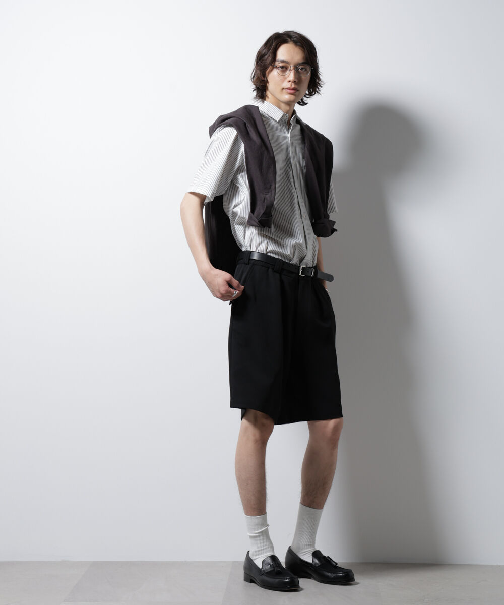 NANO universe「「ICE FLOW LINEN」バリエーションシャツ 半袖」|シャツ・ブラウス|
