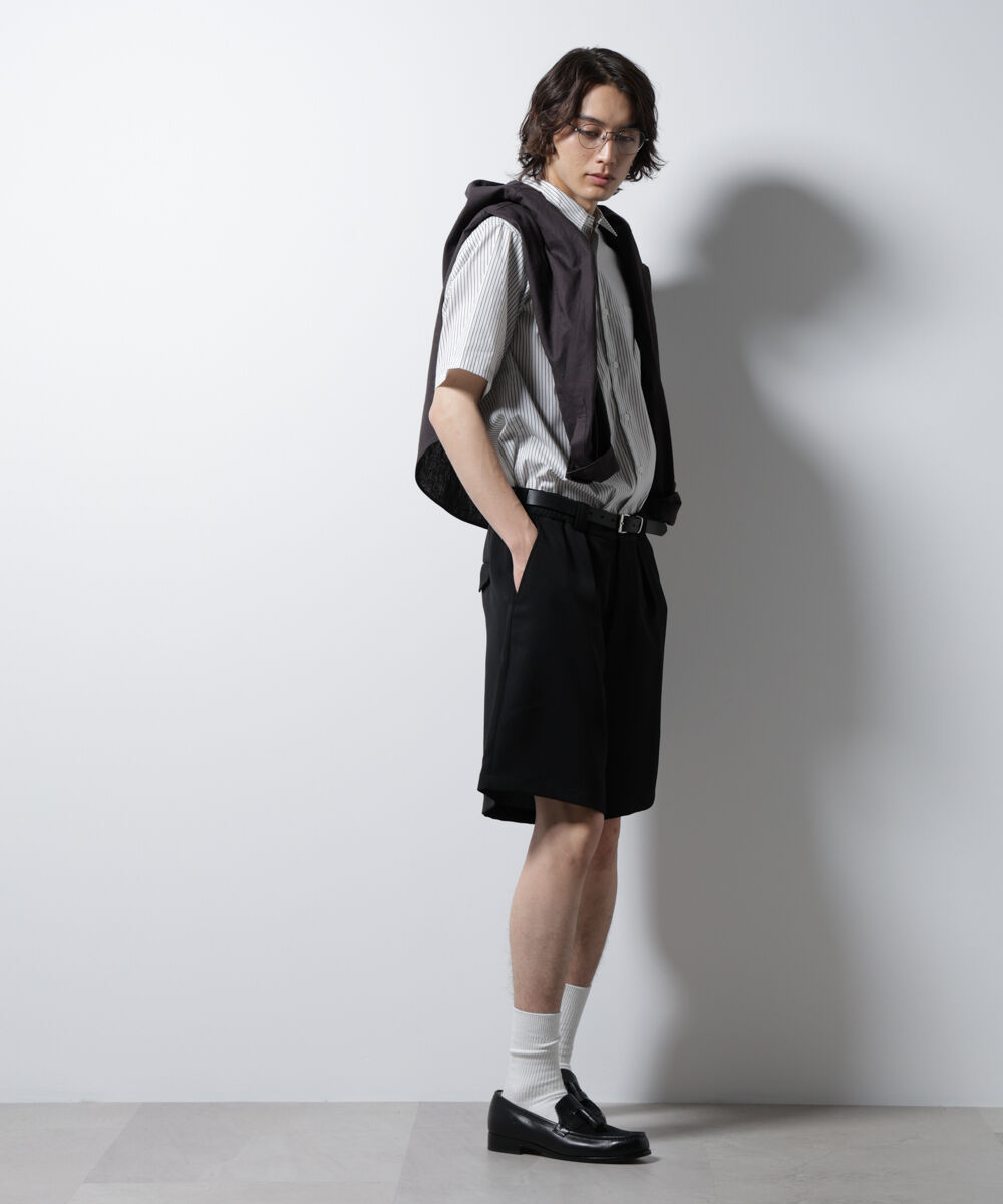 NANO universe「「ICE FLOW LINEN」バリエーションシャツ 半袖」|シャツ・ブラウス|