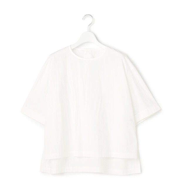 23区「【SLOW/一部店舗限定】コットンナイロンタイプライター T ブラウス」|シャツ・ブラウス|