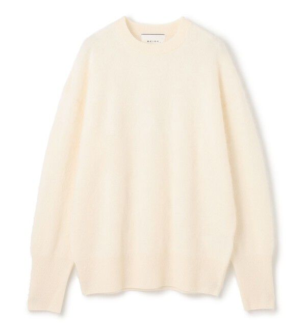 BEIGE,「BRANCHI / カシミヤクルーネックニット」|ニット・セーター|Ecru