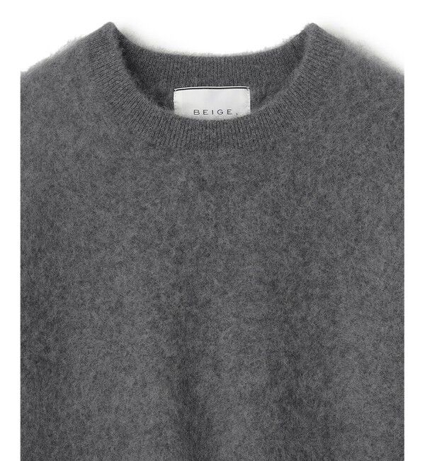 BEIGE,「BRANCHI / カシミヤクルーネックニット」|ニット・セーター|
