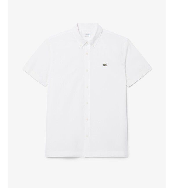 LACOSTE「ショートスリーブポプリンシャツ」|シャツ・ブラウス|