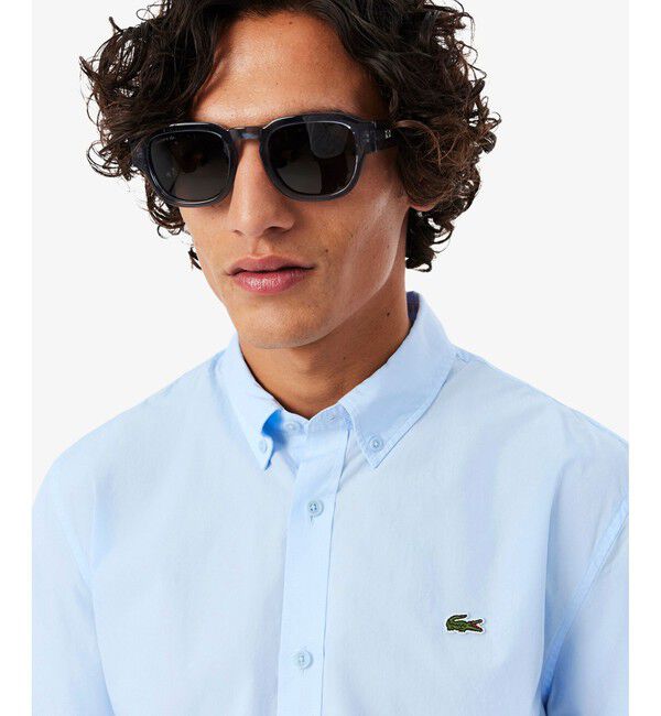 LACOSTE「ショートスリーブポプリンシャツ」|シャツ・ブラウス|