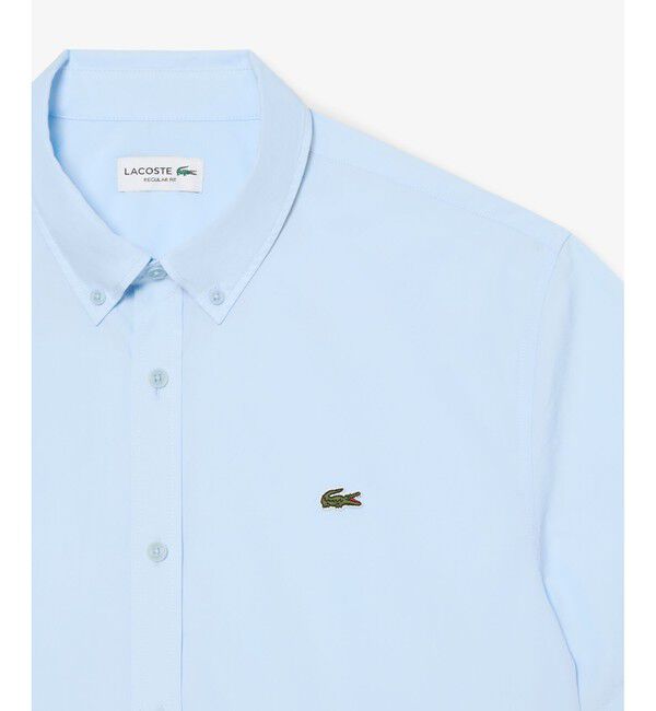 LACOSTE「ショートスリーブポプリンシャツ」|シャツ・ブラウス|