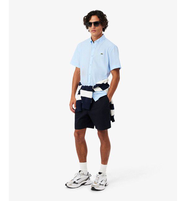 LACOSTE「ショートスリーブポプリンシャツ」|シャツ・ブラウス|