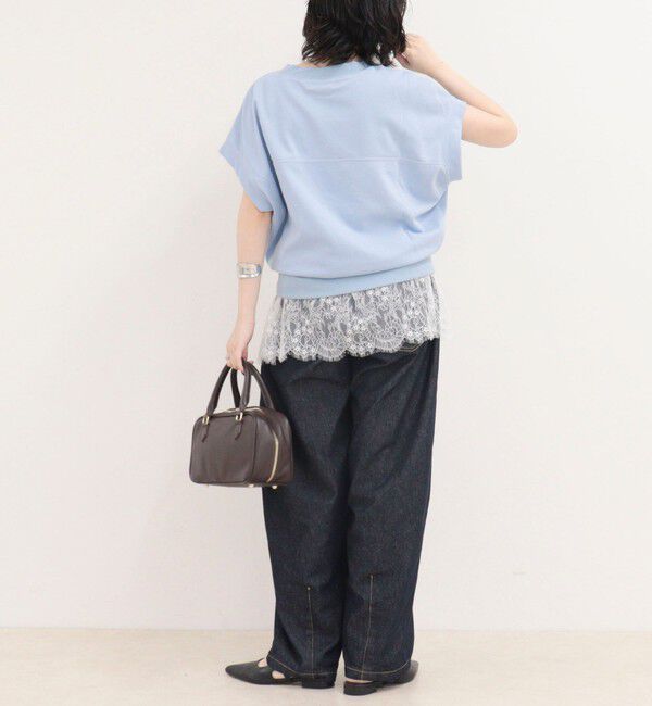 fredy emue「ミニ裏毛前開きZIPプルオーバー」|Tシャツ・カットソー|