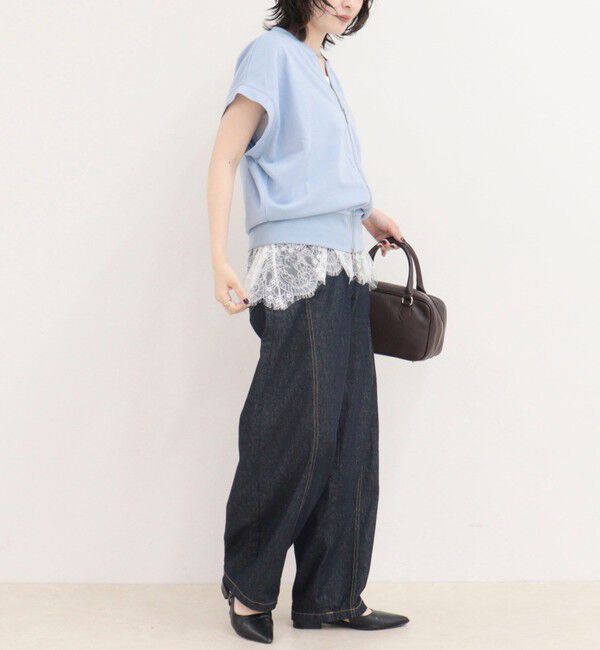 fredy emue「ミニ裏毛前開きZIPプルオーバー」|Tシャツ・カットソー|