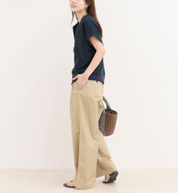 fredy emue「ミニ裏毛前開きZIPプルオーバー」|Tシャツ・カットソー|