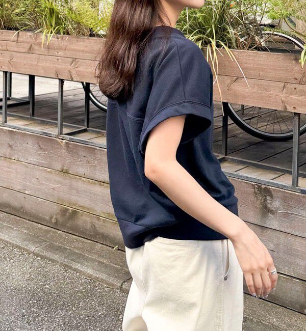 fredy emue「ミニ裏毛前開きZIPプルオーバー」|Tシャツ・カットソー|