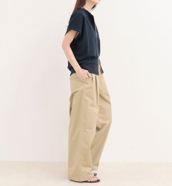 fredy emue「ミニ裏毛前開きZIPプルオーバー」|Tシャツ・カットソー|
