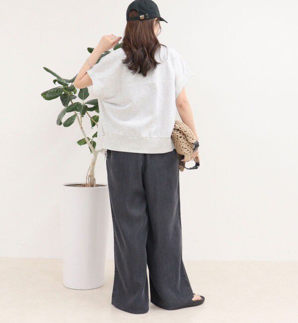 fredy emue「ミニ裏毛前開きZIPプルオーバー」|Tシャツ・カットソー|