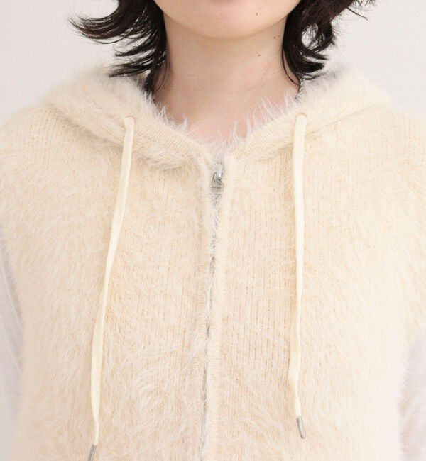 fredy emue「シャギーフーディニットベスト」|ベスト・ジレ|