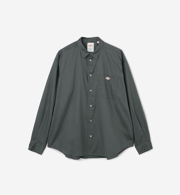 DANTON「DANTON | コットンツイル ワークシャツジャケット MEN」|シャツ・ブラウス|CHARCOAL
