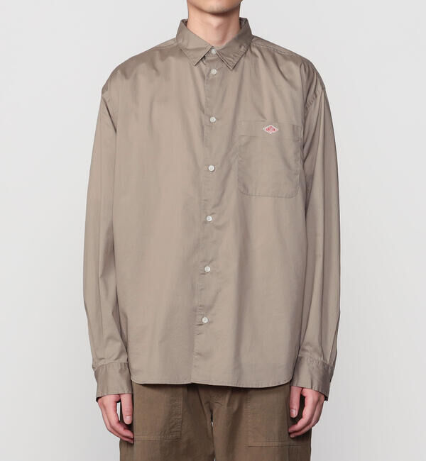 DANTON「DANTON | コットンツイル ワークシャツジャケット MEN」|シャツ・ブラウス|