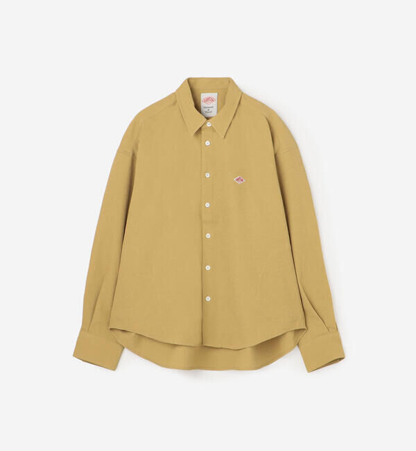 DANTON「DANTON | カルゼ レギュラーカラー長袖シャツ WOMEN」|シャツ・ブラウス|