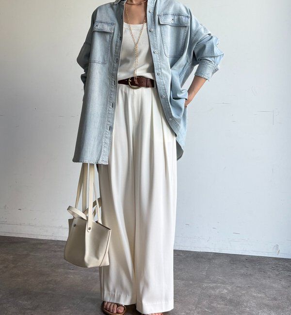  「【Healthy denim】Almond」|シャツ・ブラウス|