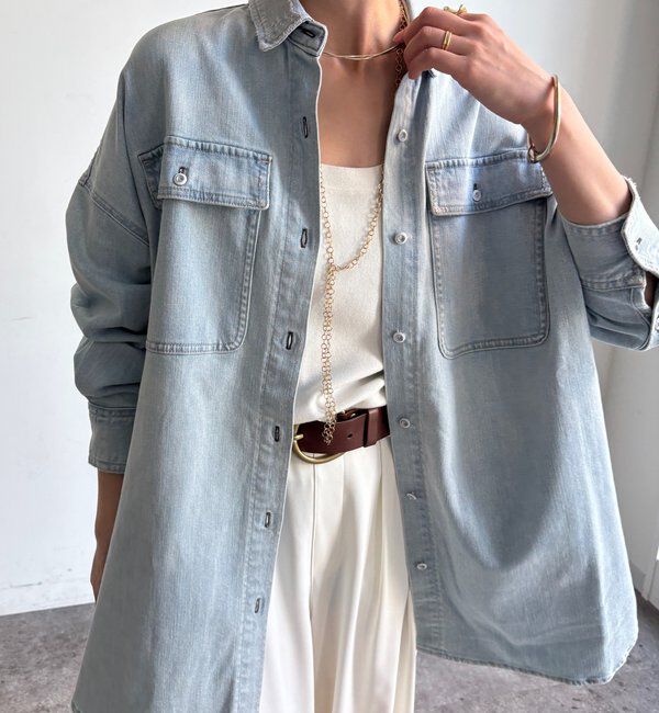  「【Healthy denim】Almond」|シャツ・ブラウス|