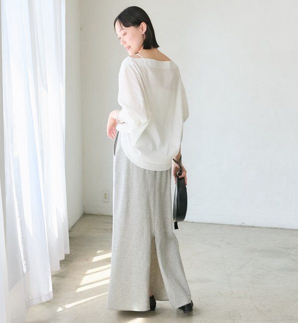  「【接触冷感/汗じみ防止】シアードルマンカットソー」|Tシャツ・カットソー|