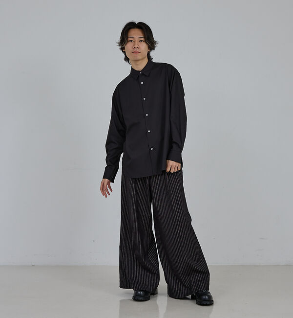 ABAHOUSE「【AH ABAHOUSE】ルーズフィット ロングスリーブシャツ」|シャツ・ブラウス|
