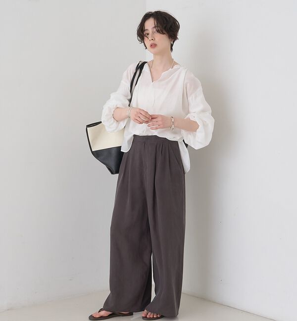 Rouge vif「【一部店舗限定】バルーンスリーブシアーブラウス」|シャツ・ブラウス|