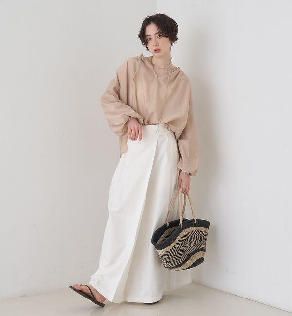 Rouge vif「【一部店舗限定】バルーンスリーブシアーブラウス」|シャツ・ブラウス|