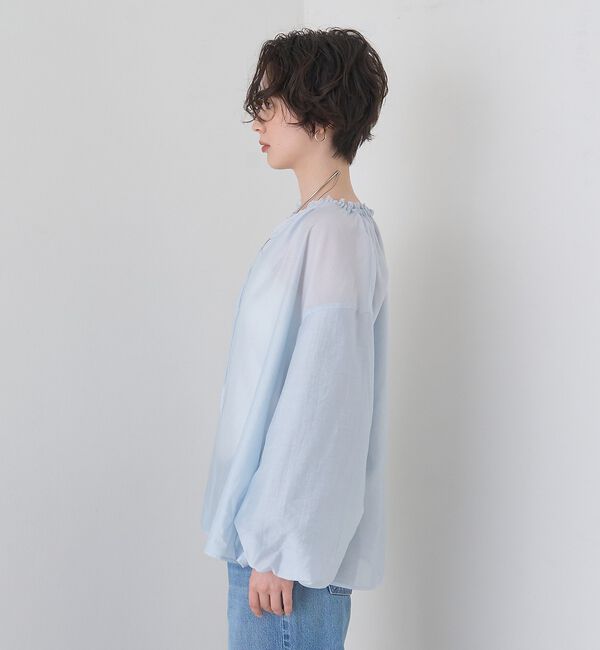 Rouge vif「【一部店舗限定】バルーンスリーブシアーブラウス」|シャツ・ブラウス|