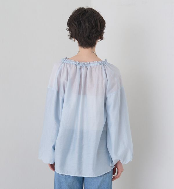Rouge vif「【一部店舗限定】バルーンスリーブシアーブラウス」|シャツ・ブラウス|
