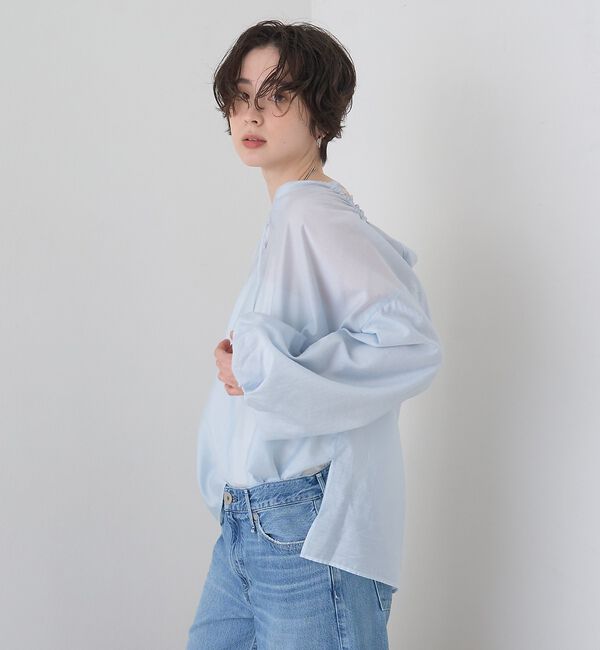 Rouge vif「【一部店舗限定】バルーンスリーブシアーブラウス」|シャツ・ブラウス|