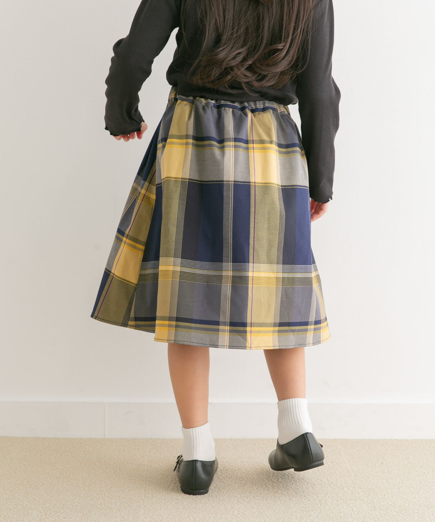 URBAN RESEARCH DOORS「『親子リンク』カラーチェックスカート(KIDS)」|その他|