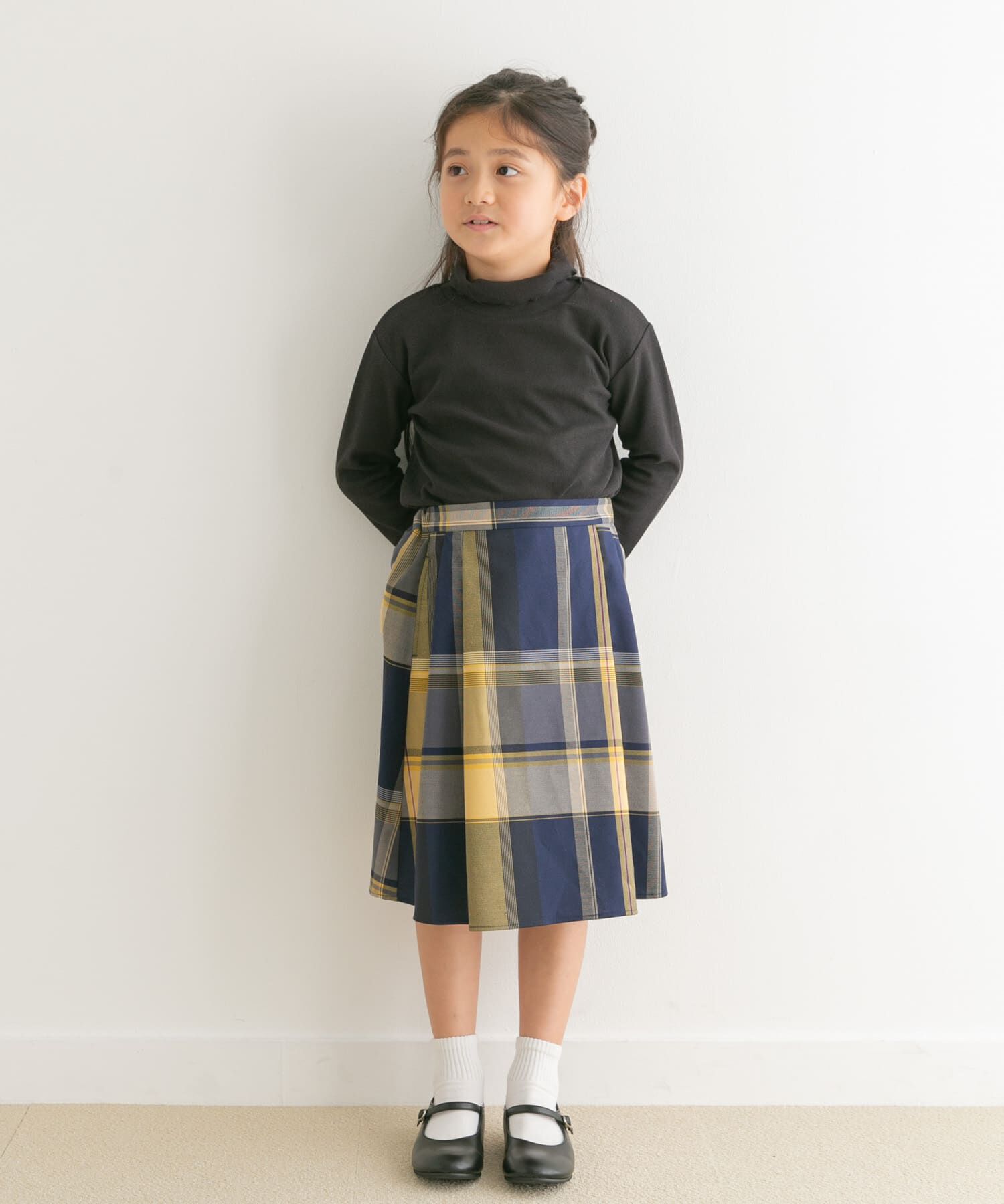 URBAN RESEARCH DOORS「『親子リンク』カラーチェックスカート(KIDS)」|その他|