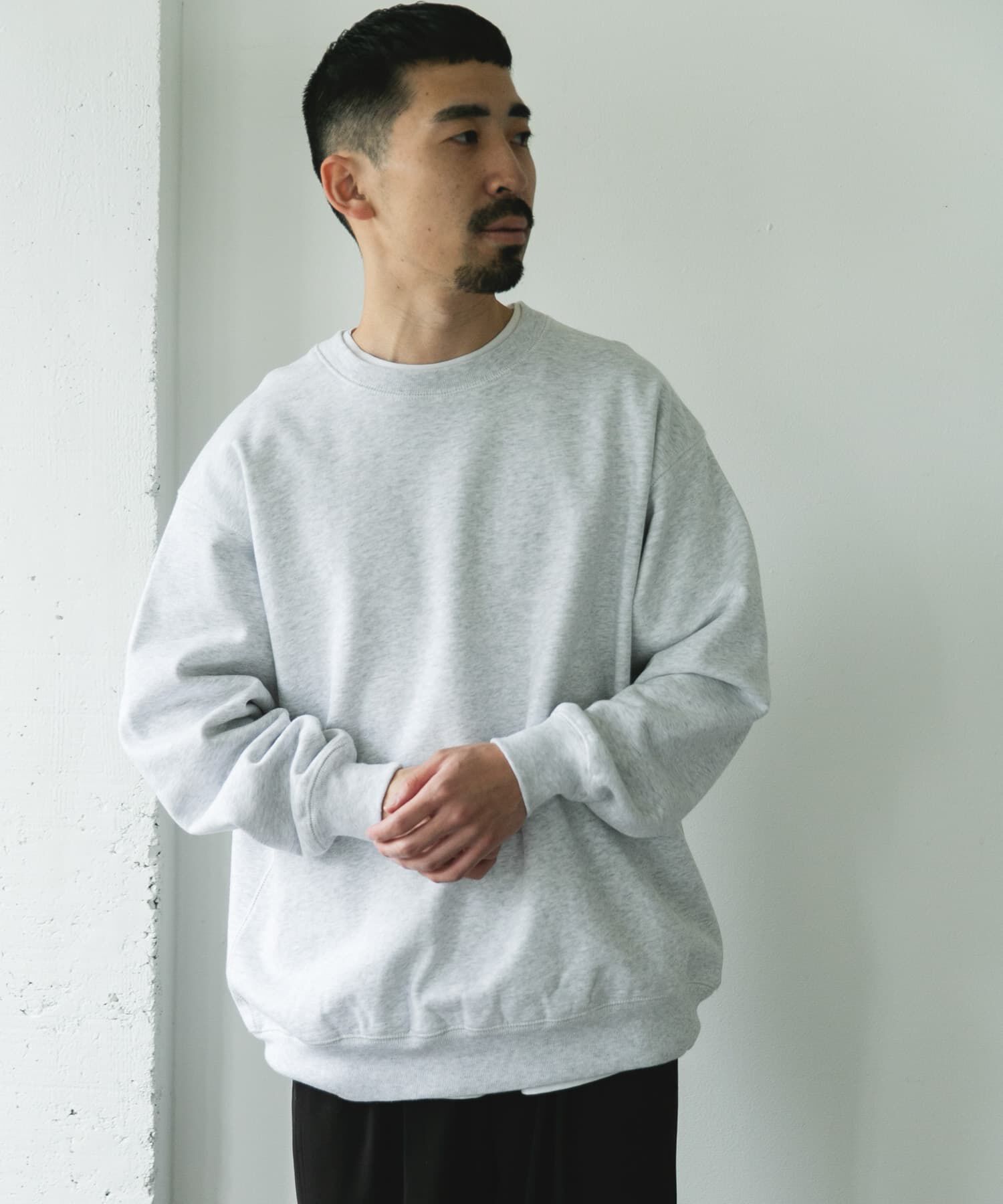 URBAN RESEARCH DOORS「裏起毛クルーネックスウェット」|スウェット・ジャージ|